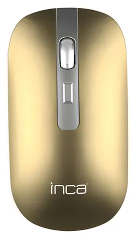 INCA IWM-531RS žlutá / Bezdrátová myš / Bluetooth / 1600 DPI / 4 tlačítka
