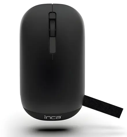 INCA IWM-242S černá / Bezdrátová myš / 1600 DPI / 4 tlačítka / Bluetooth 5.4 & 2,4GHz / USB-C