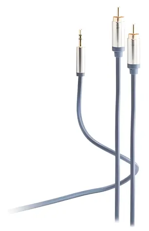 Shiverpeaks Audio kabel Jack 3,5mm - 2x Cinch / Propojovací audio kabel / 1,5 m