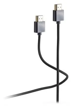 Shiverpeaks Flexline HDMI kabel černá/šedá / HDMI kabel / HDMI 2.0 / 18 Gbps / 4K HDR10 / 2m