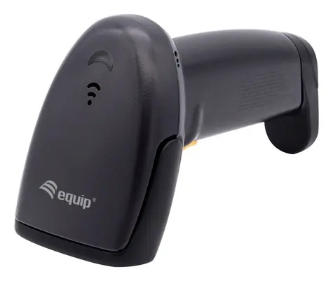 Equip 1D snímač čárových kódů černá / Čtečka čárových kódů / USB / stojánek / IP54