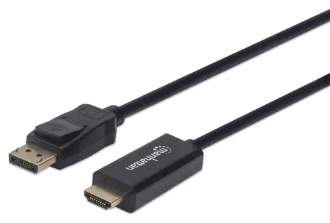 Manhattan DisplayPort - HDMI černá / Kabel / 1 m / 1080p / 60 Hz