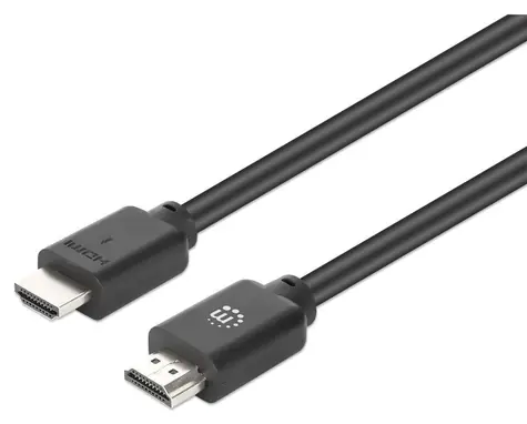 Manhattan HDMI 2.0 černá / HDMI kabel / 2 m / 4K60Hz / 18 Gbit/s / Ethernet