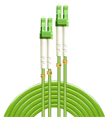 Lindy LWL patch kabel zelená / Optický síťový kabel / LC/LC / OM5 / 50/125 µm / 3 m