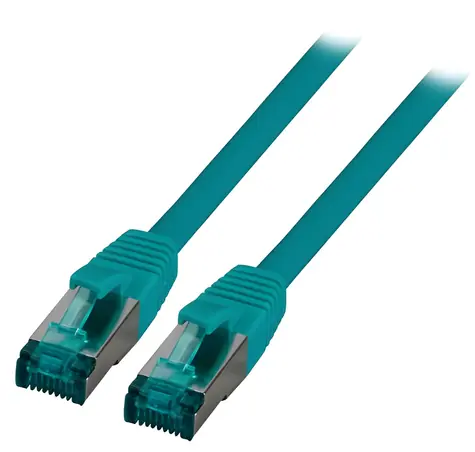 EFB zelená / Patch kabel / Cat6A S/FTP / 5 m / RJ-45 / LSZH