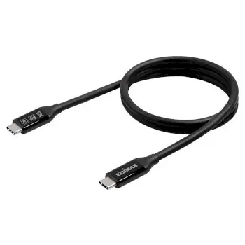 Edimax UC4 černá / Kabel USB-C - USB-C / Thunderbolt 3 / USB4 / 40 Gbps / PD 240 W / 1 m