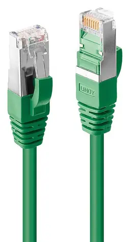 Lindy Cat6A S/FTP zelená / Patch kabel / RJ45-RJ45 / LSZH / 2 m / 10 Gbit/s