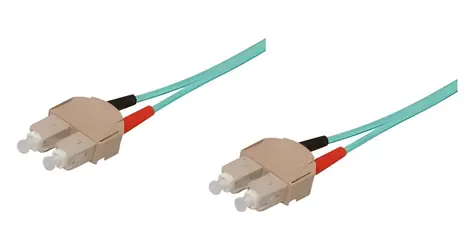 Good Connections LWL Duplex SC/SC 15m modrá / Optický patch kabel / OM3 50/125 µm / Multi-mode / LSZH