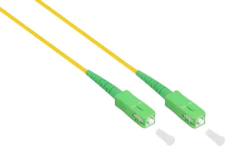 Good Connections OS2 SC/SC žlutý / Optický patch kabel / Simplex / SM 9/125 / 3 m / APC