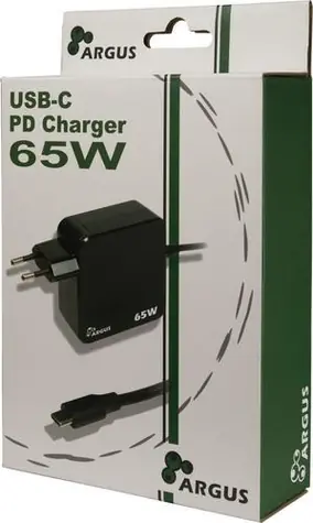 Inter-Tech PD-2065 černá / Nabíječka / USB-C / 65W / PD