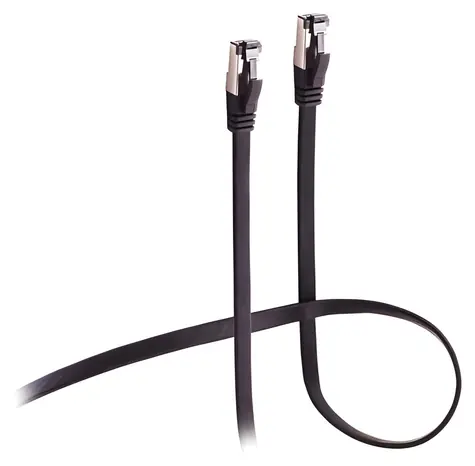 Shiverpeaks CAT8.1 U/FTP plochý 5m černá / Síťový kabel / RJ-45 / 40GBase-T