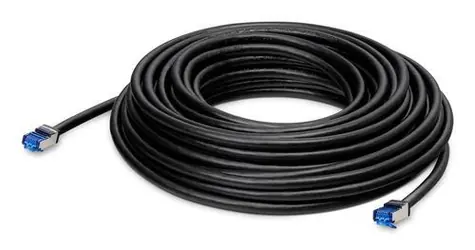 Lancom OW Ethernet Cable 30 m černá / Síťový kabel / Cat6a S/FTP / venkovní / 2× RJ-45
