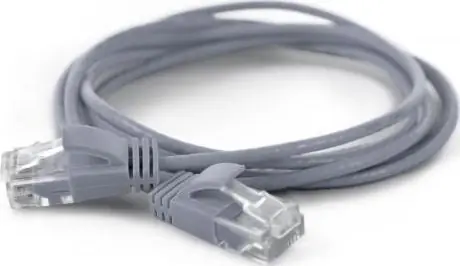 Wantec šedá / Patch kabel / Cat6a U/UTP / RJ45-RJ45 / 0,5 m