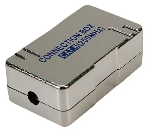 LogiLink CAT6 spojovací box kovová / Spojovací box / LSA / Kov