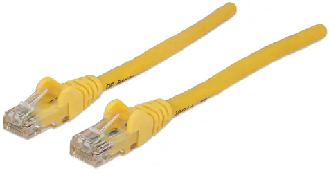 Intellinet / Patch kabel / Cat 6 / U/UTP / RJ45 / 5 m / žlutá