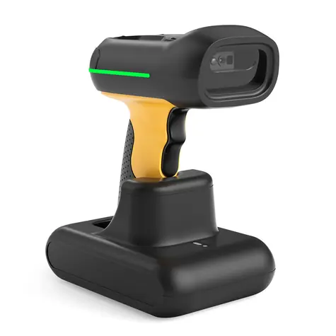 Inateck BCST-75S černá / 2D snímač čárových kódů / Bluetooth / IP67 / dokovací stanice