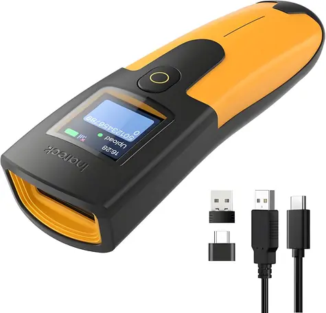 Inateck 48 černá / Snímač čárových kódů / 2D / USB