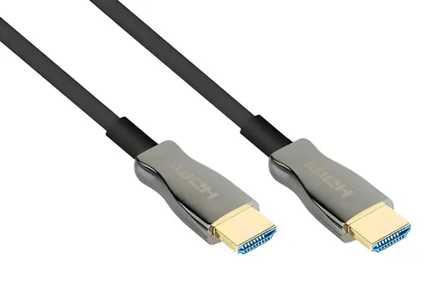 Python / AOC HDMI kabel / HDMI 2.0b / 4K 60Hz / ocelové opláštění / 5 m černá