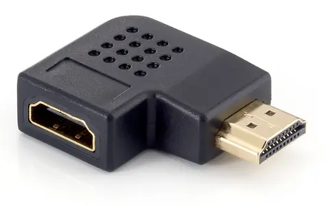 Equip HDMI redukce lomená 90° černá / Redukce / HDMI(M)-HDMI(F) / 1920×1080 60Hz