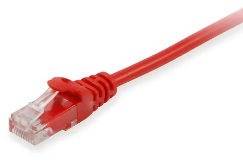 Equip Cat6a červená / Patch kabel / U/UTP / 15 m / RJ-45 / LSZH / PoE+