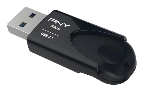 PNY Attaché 4 černá / USB flash disk / 128GB / USB 3.2 Gen 1