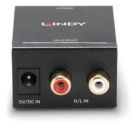 Lindy Audio Phono na TosLink a koaxiál / Převodník / ADC / analogový na digitální signál