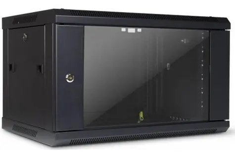 Inter-tech SMA-6406 černá / Nástěnný rozvaděč / 19