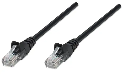 Intellinet černá / Patch kabel / Cat6a S/FTP / RJ45-RJ45 / 0,25 m / LSZH