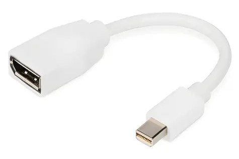 Digitus / Redukce DisplayPort / mini DP - DP / 0,15 m / bílá