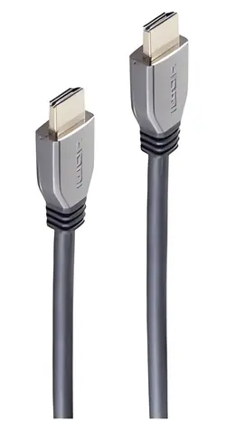 Shiverpeaks Ultra HDMI kabel černá/šedá / HDMI kabel / 10K / kovové konektory / 48 Gbps / 1,5 m