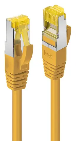 Lindy Cat7 S/FTP žlutá 1 m / Patch kabel / RJ-45 / LSZH / 600 MHz
