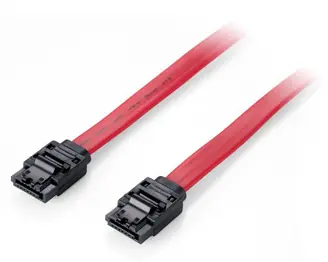 Equip SATA kabel červený / SATA kabel / SATA III / 1 m / 6 Gbps