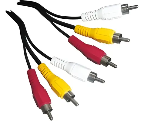 Schwaiger AV kabel 3x Cinch černá / Audio/video kabel / 1,5 m / stíněný