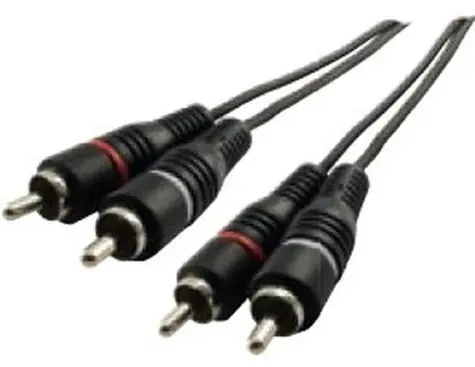 Schwaiger audio kabel 2x Cinch - 2x Cinch 5 m černá / Audio kabel / CINCH (RCA) / Propojovací