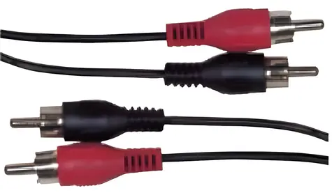 Schwaiger černá / Propojovací audio kabel / 2x Cinch - 2x Cinch / 10 m