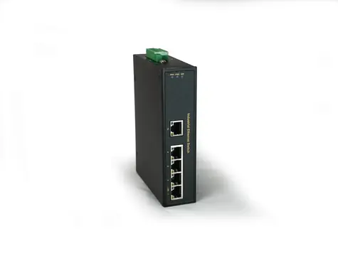 LevelOne Průmyslový switch 5x FE kovové tělo / Switch / IP30 / DIN lišta / -40 až 75 °C