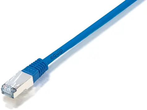 Equip Cat5e F/UTP modrý 0,5m / Patch kabel / RJ45-RJ45 / PVC