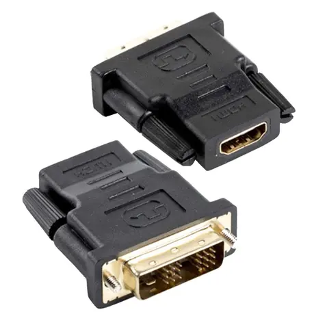 Techly IADAP-HDMI-651 černá / Redukce / HDMI na DVI-D 18+1 / Single Link / pozlacené konektory
