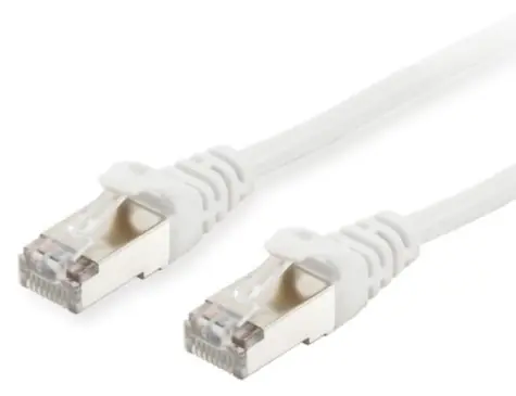Equip Cat6A bílá / Patch kabel / S/FTP / RJ-45 / 0,15 m / LSZH / PoE+