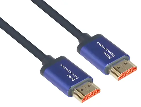 Good Connections HDMI 2.1 SmartFLEX modrá 0,5 m / Propojovací kabel / HDMI-HDMI / 48 Gbit/s / 8K 60Hz