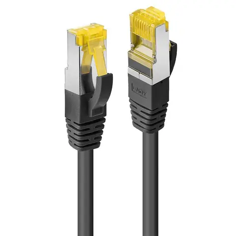 Lindy Cat7 S/FTP 5m černá / Patch kabel / LSZH / RJ-45 / 600 MHz