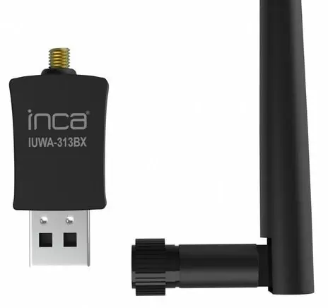 Inca IUWA-313BX / USB adaptér / 802.11n / 2,4 GHz / 300 Mbps / 5 dBi