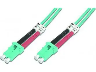 DIGITUS / Optický patch kabel / LC/LC / Multimode OM3 / Duplex / 15 m