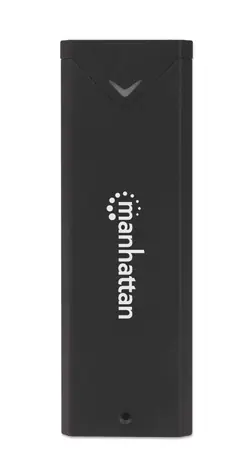 Manhattan externí box na M.2 NVMe SSD černý / Externí box / USB-C / USB 3.2 Gen2 10 Gbit/s / hliník