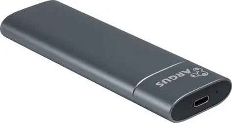 Inter-Tech GD-MS013 šedá / Externí box na disk M.2 / USB-C 3.2 Gen 2 / 10 Gbit/s