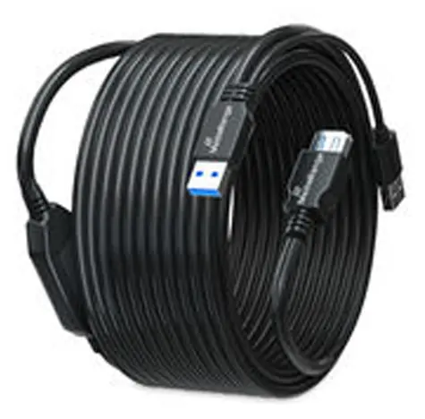 MediaRange MRCS243 černá / Aktivní prodlužovací kabel USB / USB 3.2 Gen 1 / 10 m / 5 Gbps