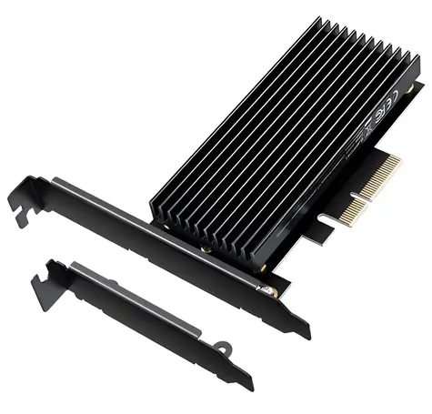 GrauGear G-M2PCI01 / Adaptér M.2 NVMe SSD / PCIe 4.0 x4 / Hliníkový chladič / Low profile