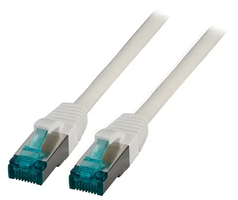 EFB Cat6a S/FTP 7,5 m šedá / Patch kabel / RJ45-RJ45 / LSZH / 10 Gbit/s
