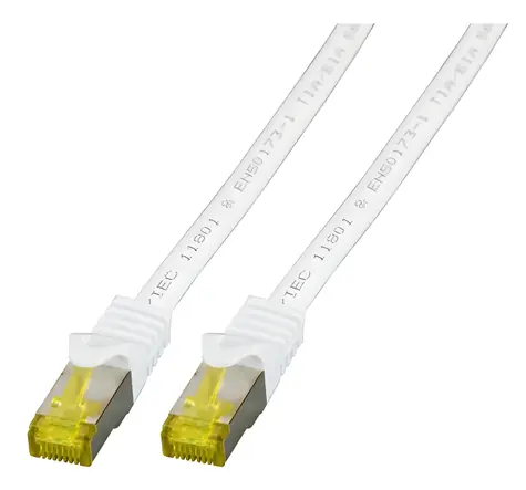 EFB patch kabel Cat6a S/FTP 1 m bílá / Patch kabel / RJ-45 / LSZH