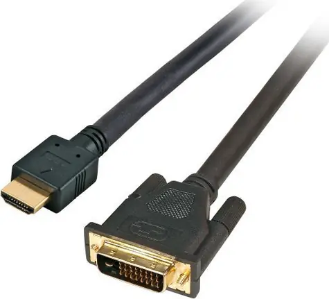 EFB HDMI(A)-DVI-D černá / Kabel / High Speed / s Ethernetem / Full HD / 2 m